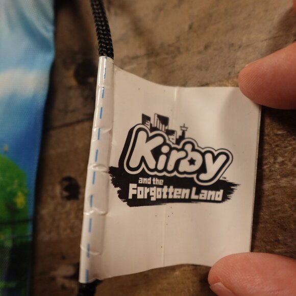 Kirby and the Forgotten Land Nintendo Switch Drawstring Bag 16"x13" - Picture 3 of 6